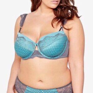 Ashley Graham 761293 Rebel Beauty Icon Convertible Contour Bra 38DDD DDD 38F